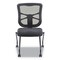 Alera 18.1 in. Seat Height Supports Up to 275 lbs. Elusion Mesh Nesting Chairs - Black (2/Carton)